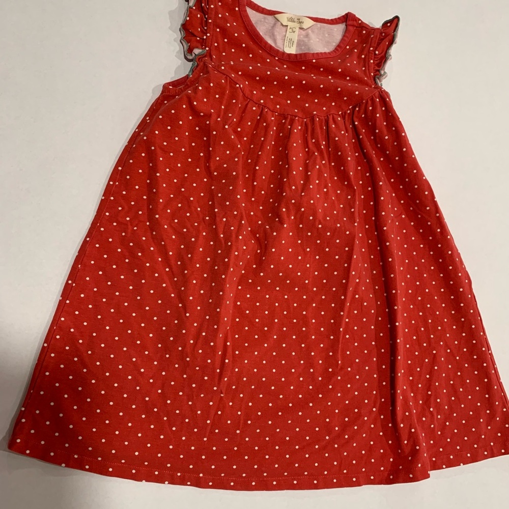 Matilda Jane, size 6, red and cream polka dot dress. Excellent condition.